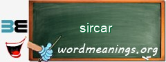 WordMeaning blackboard for sircar